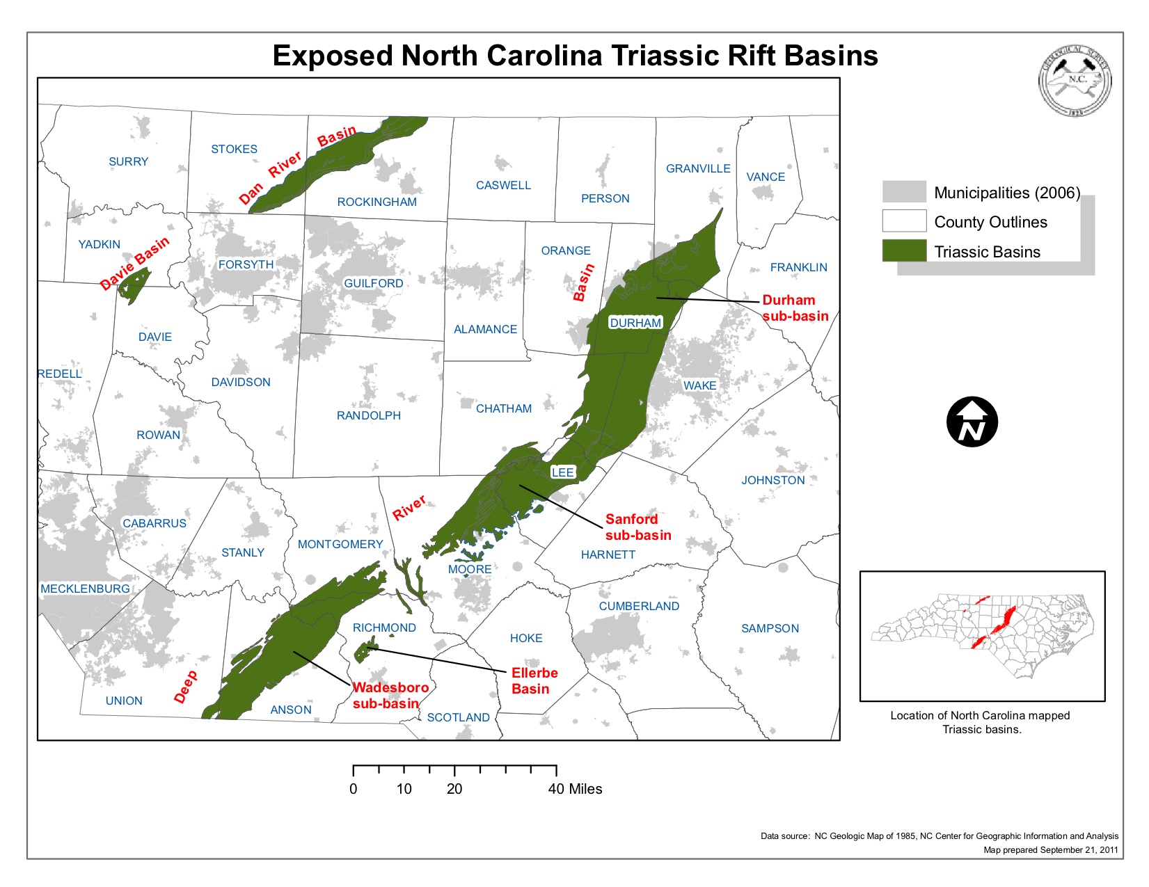 Oil and Gas Program Geologic Assessment NC DEQ